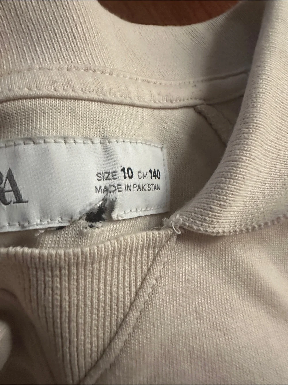 Zara Cream Drawstring Sweatshorts